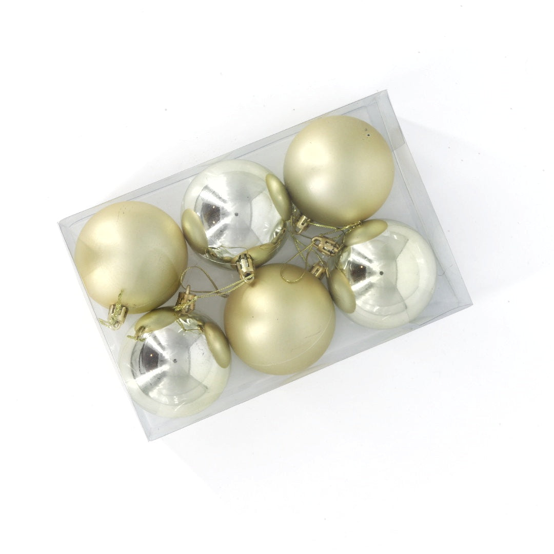 10cm Balls Gold pack