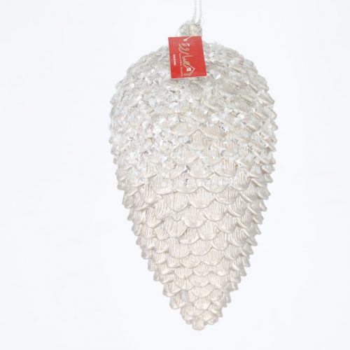 Large Platinum Pinecone
