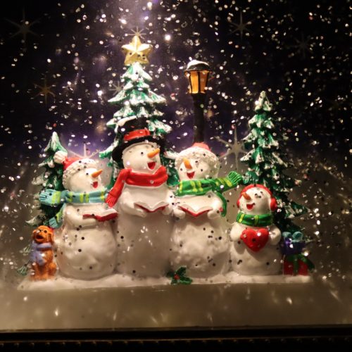 Snowman Frame Snow Globe