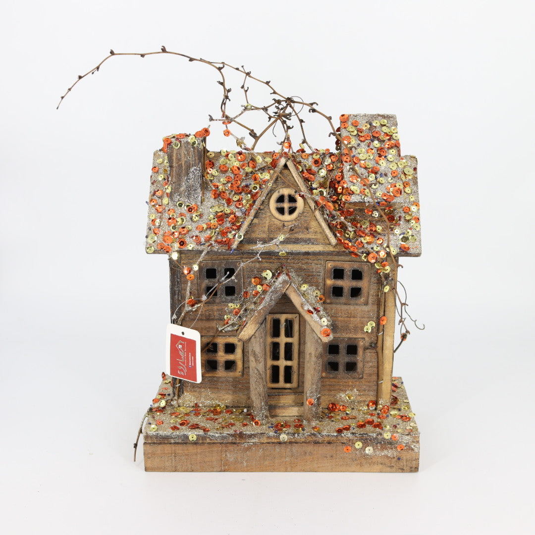 Wood House With Glitter Cottage