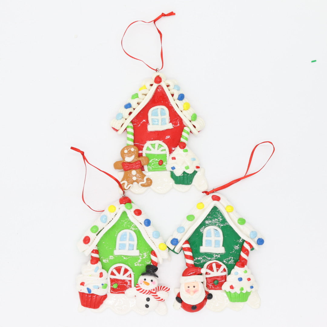 Candy House 2D Ornament