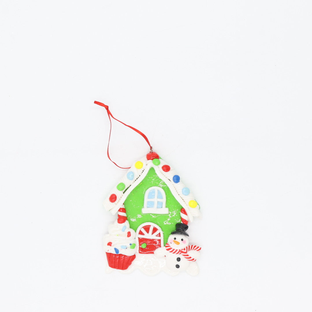 Candy House 2D Ornament