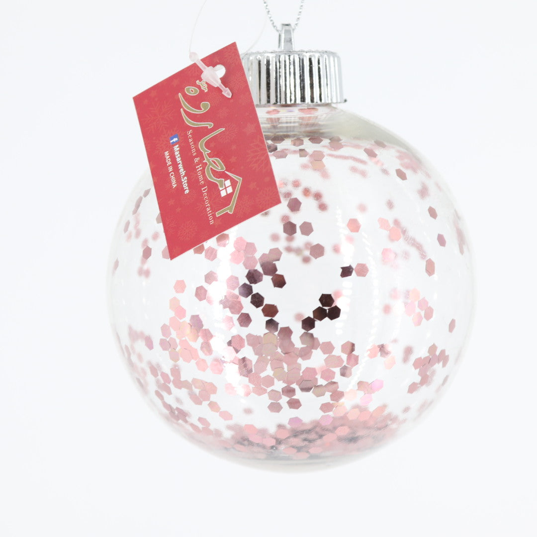 Christmas Glitter Ball 10cm