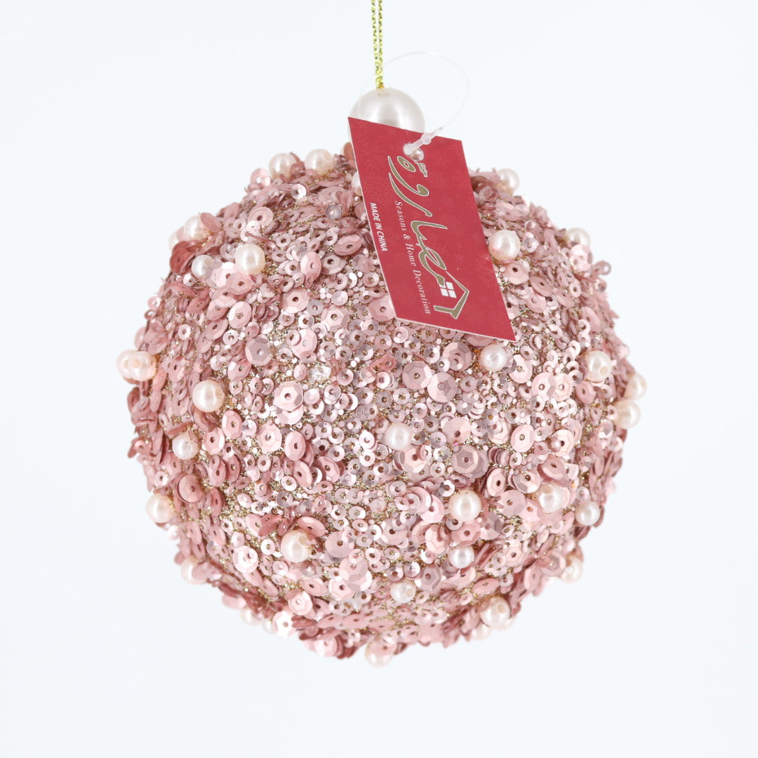 Rosegold 10cm Christmas Ball