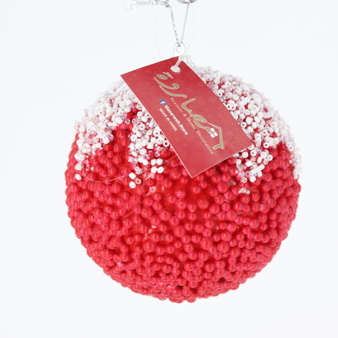 Christmas Berry with beads Ball 10cm