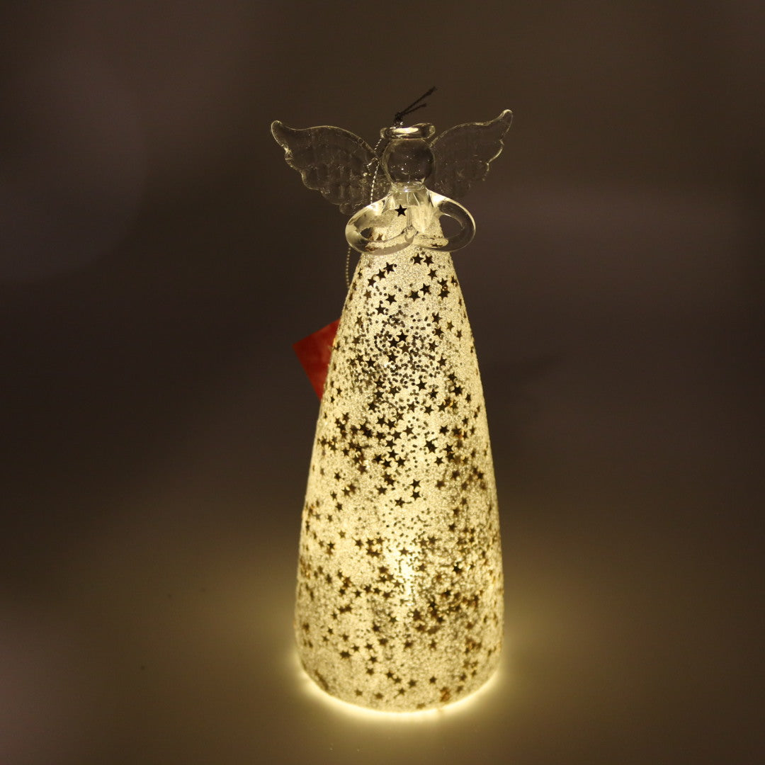 Hanging white Angel Glass