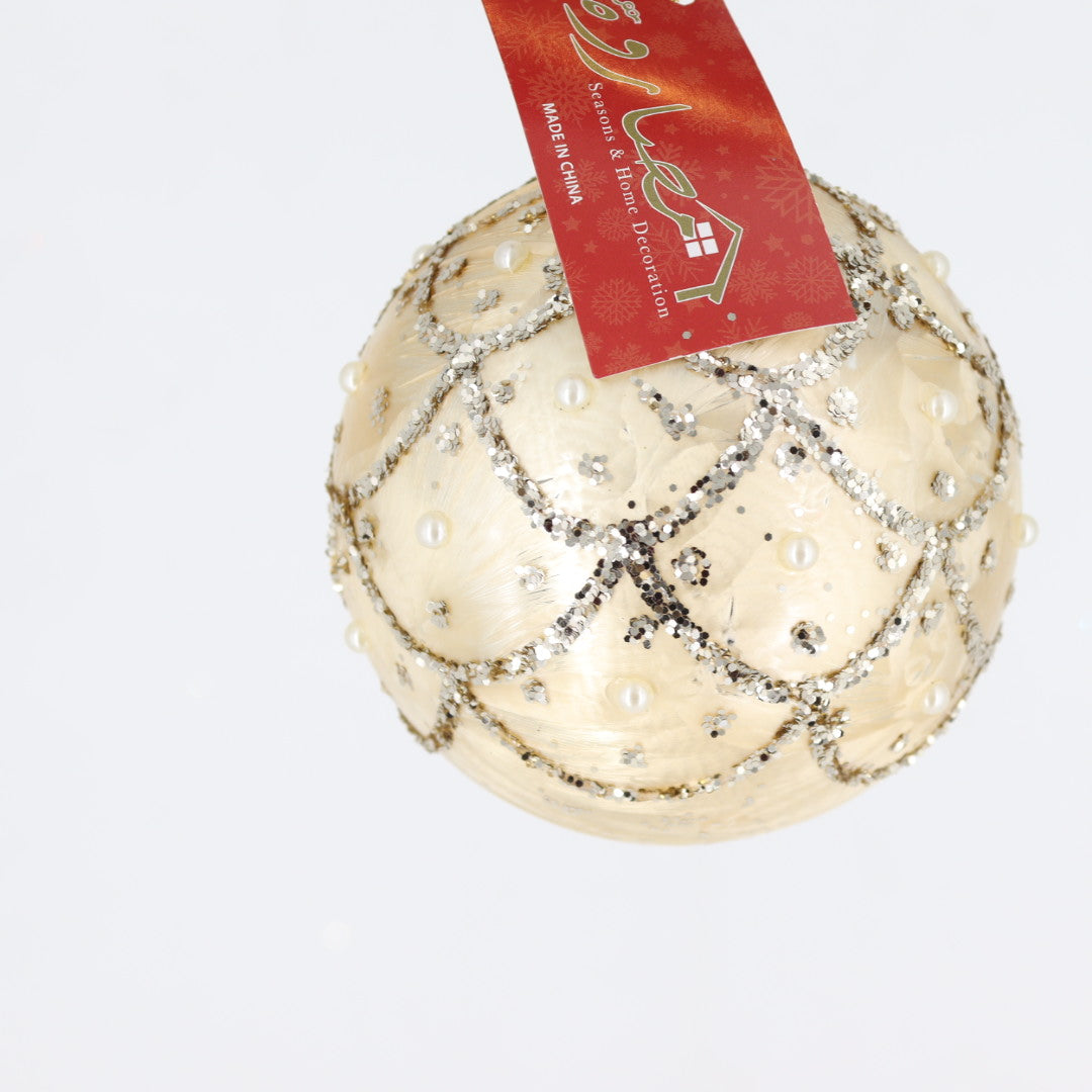 Glittered Glass Ball