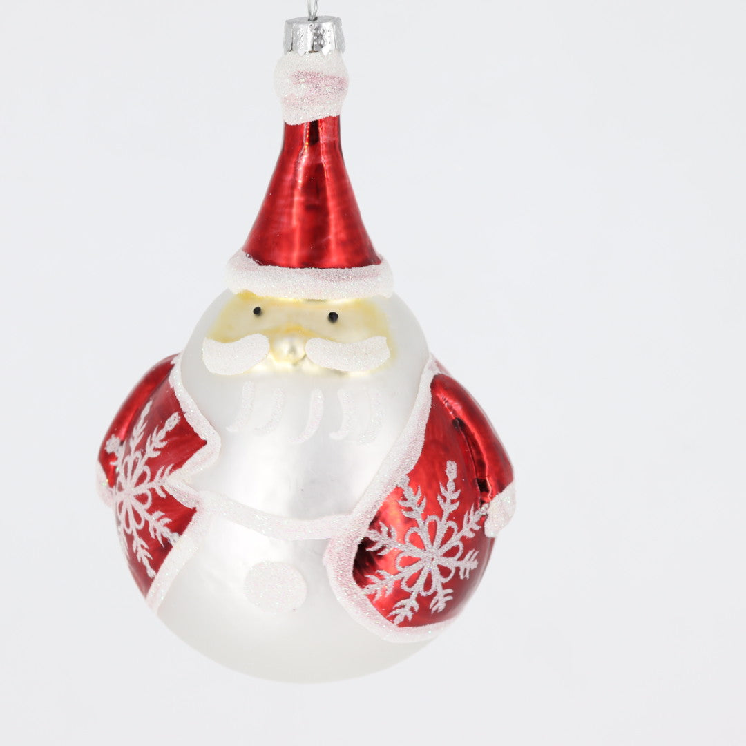 Hanging Santa Glass
