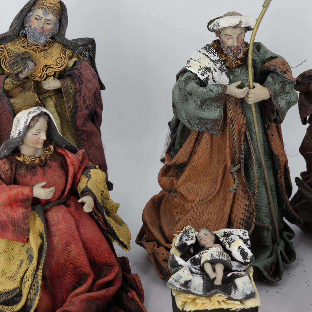 25cm Nativity set natural color