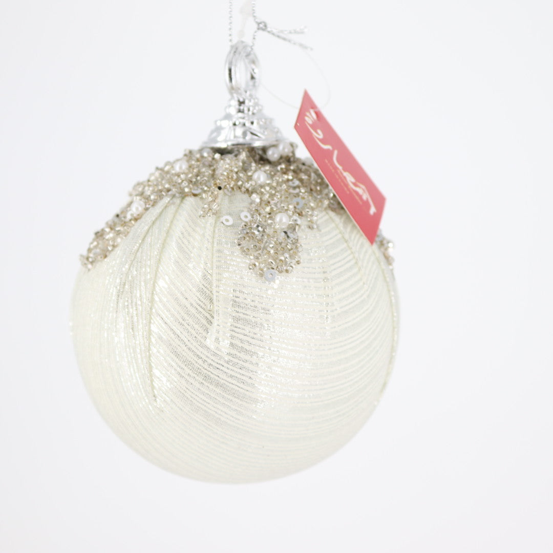 Christmas Ball Pearls/Glitter On Top