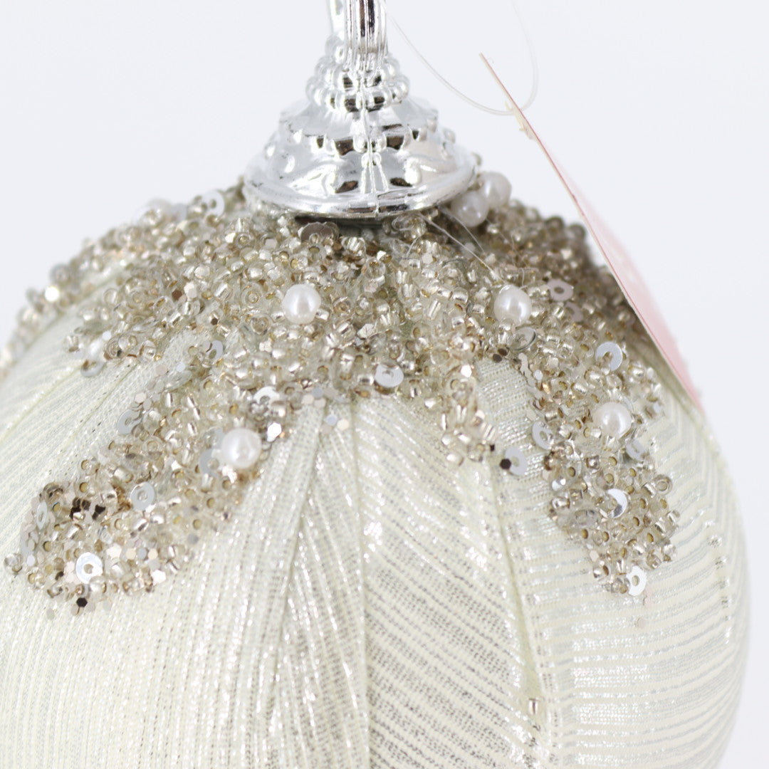 Christmas Ball Pearls/Glitter On Top