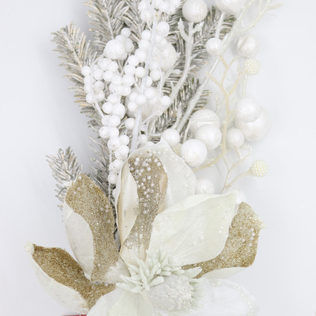 Champagne / Cream Magnoila Flower Pick