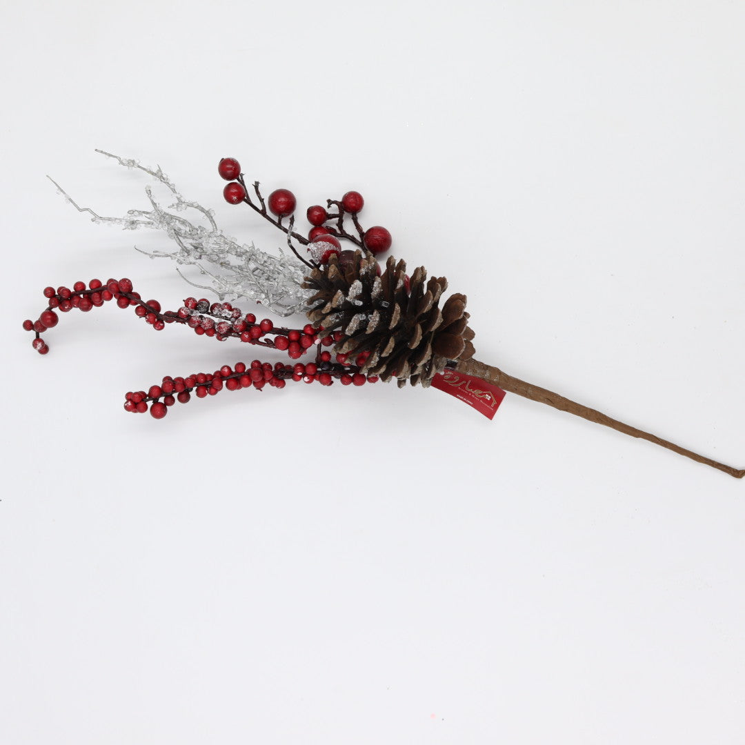 Berries Spray With Pine/Stones