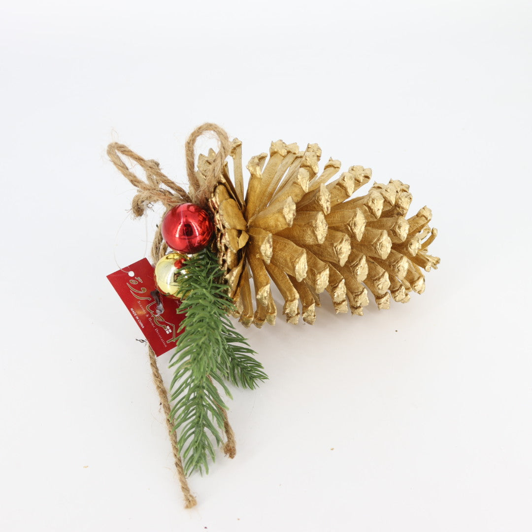 Pine Ornament Gold