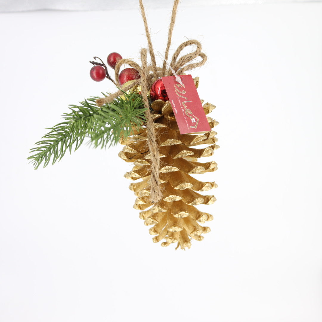 Pine Ornament Gold