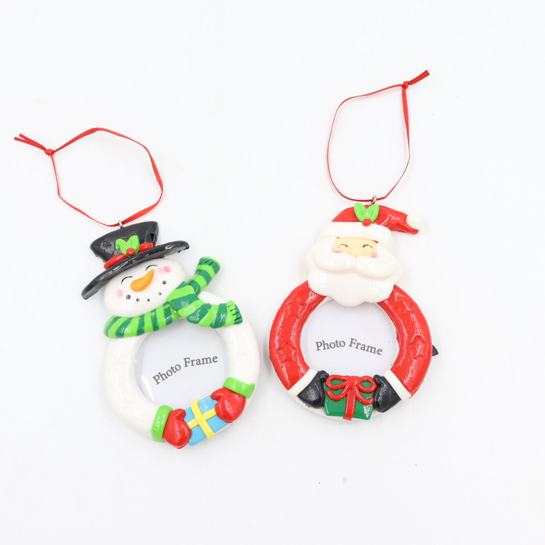 Photo Frame Circle Ornament