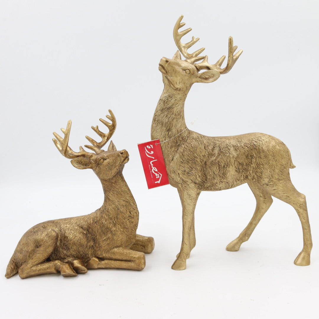 Gold Reindeer Set