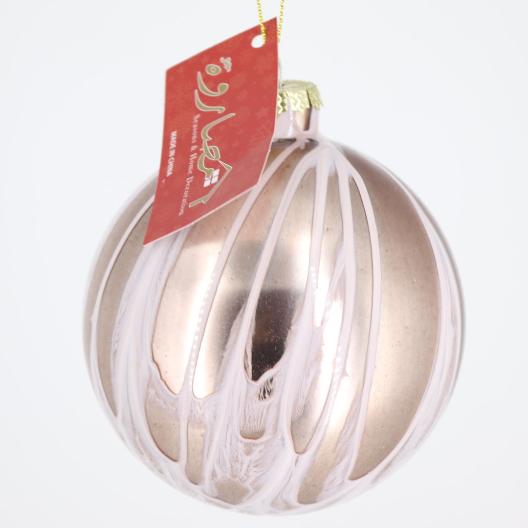 Rosegold Glass Ball