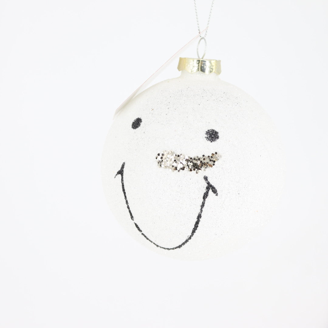 Snowman Glass Ball