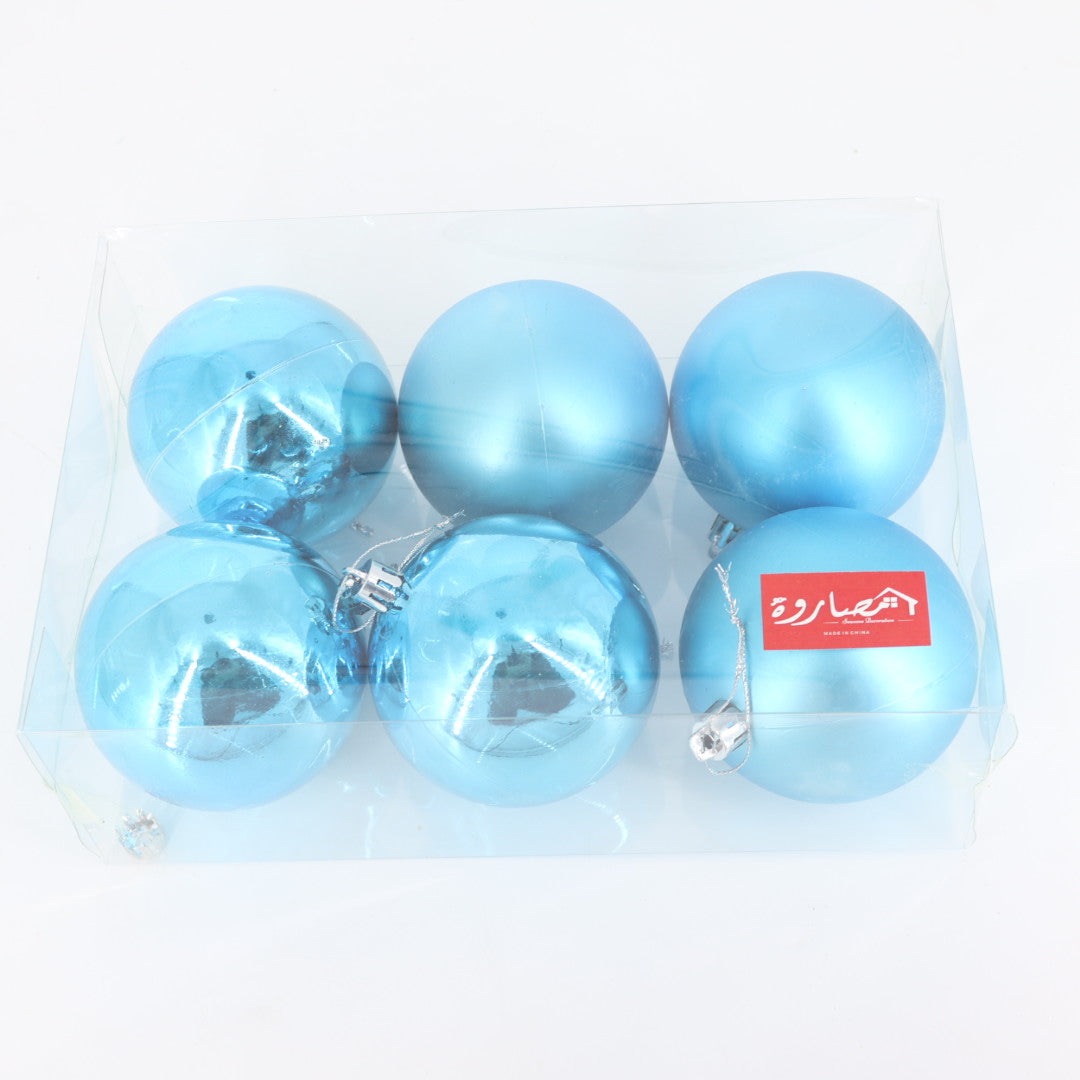 8CM Plastic turquoise Blue Ball Set