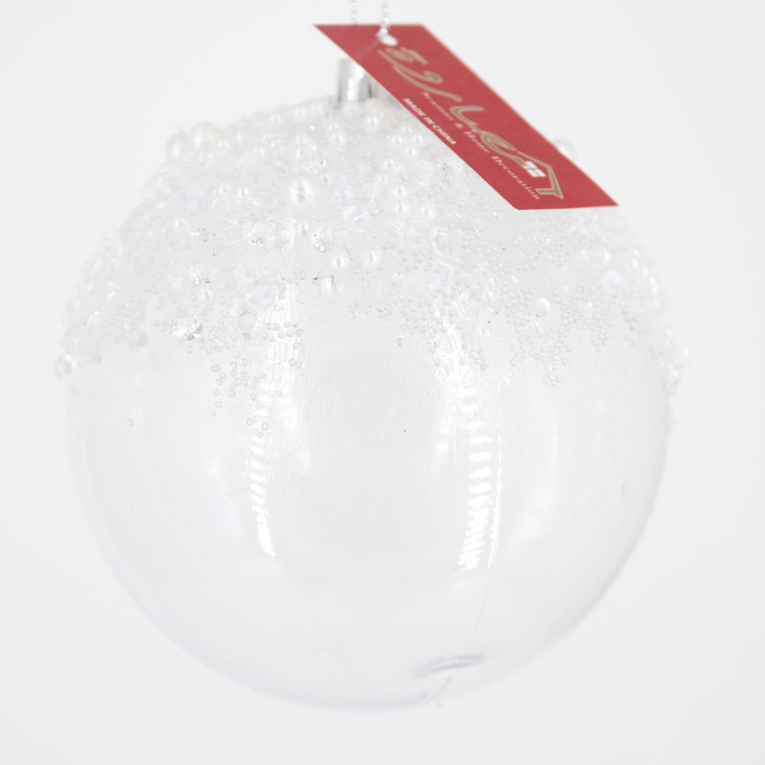 10cm Transparent Pearls on Top Ball