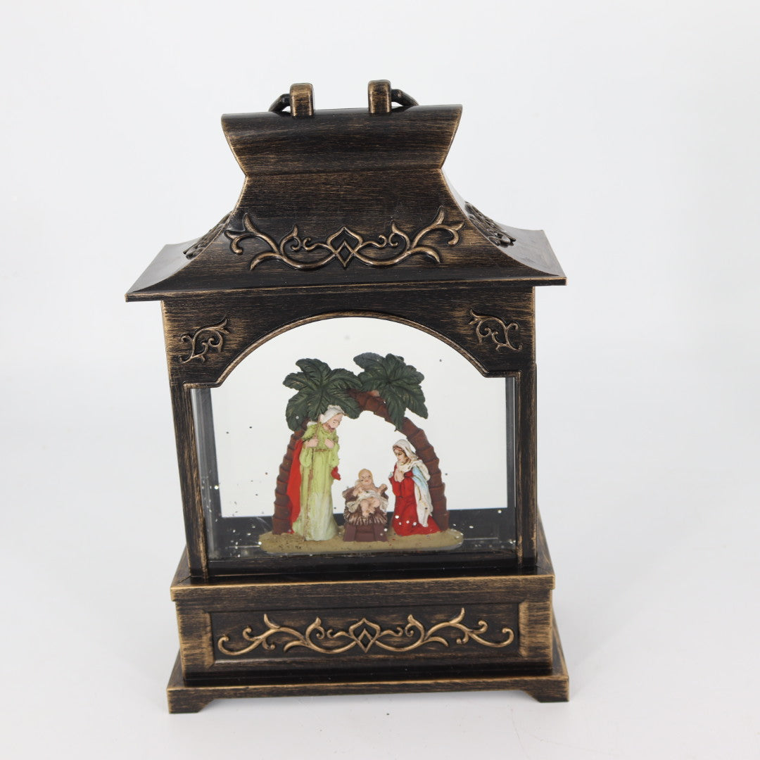 Snowing lighted Latern