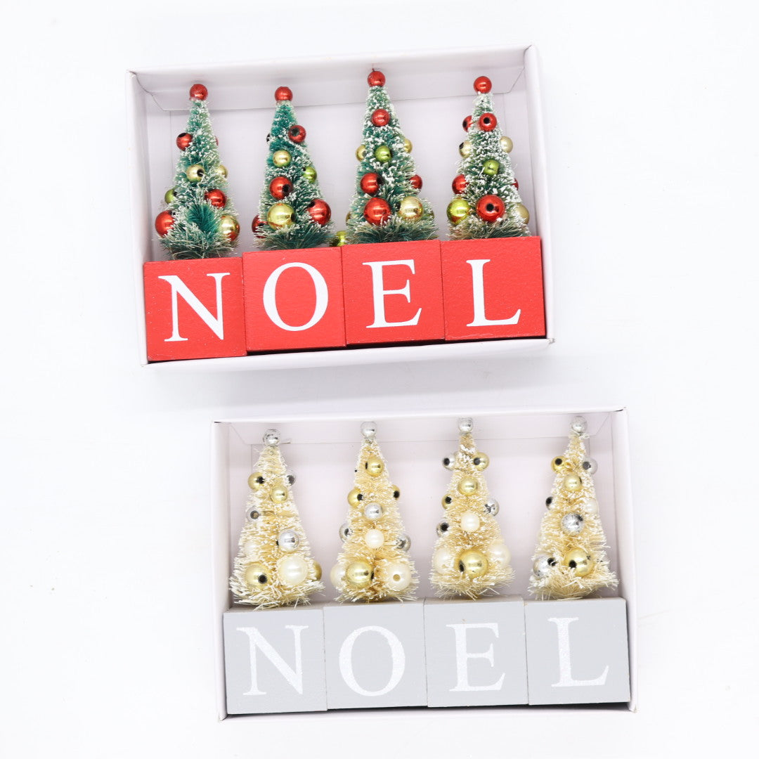 NOEL Mini Trees Box Set