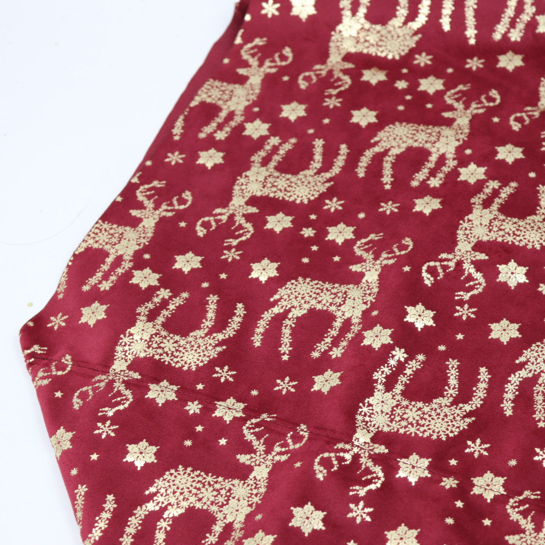 Christmas Table Runner Burgundy