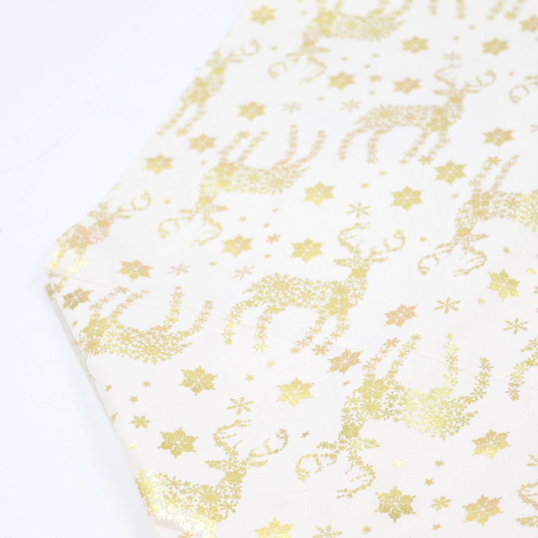 Christmas Table Runner Beige/Gold