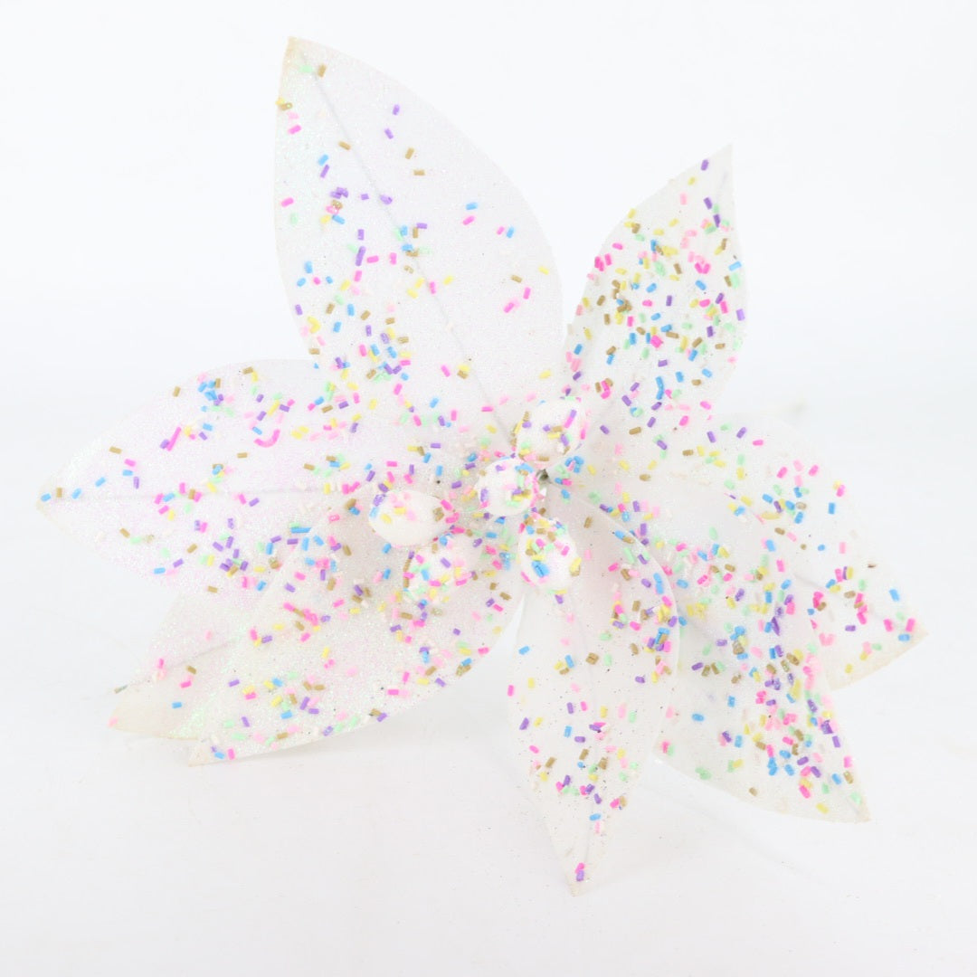 Sprinkles White Candy Flower