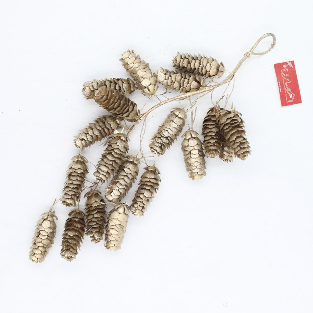 Hanging Champagne Pines Ornament