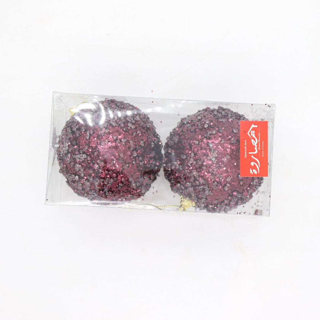 Burgundy Beads Ball Box