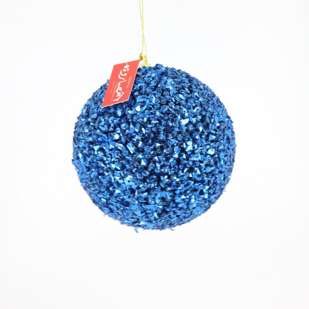 12cm Royal Blue Christmas Ball Ornaments