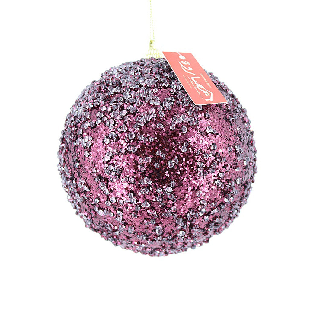12cm Burgundy Christmas Ball Ornaments