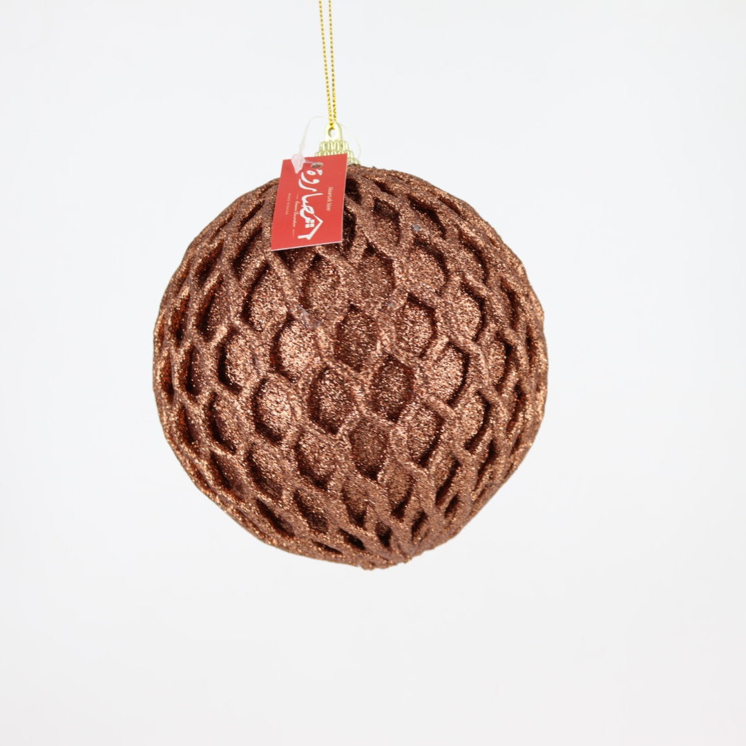 12cm Beaded Christmas Ball Ornaments