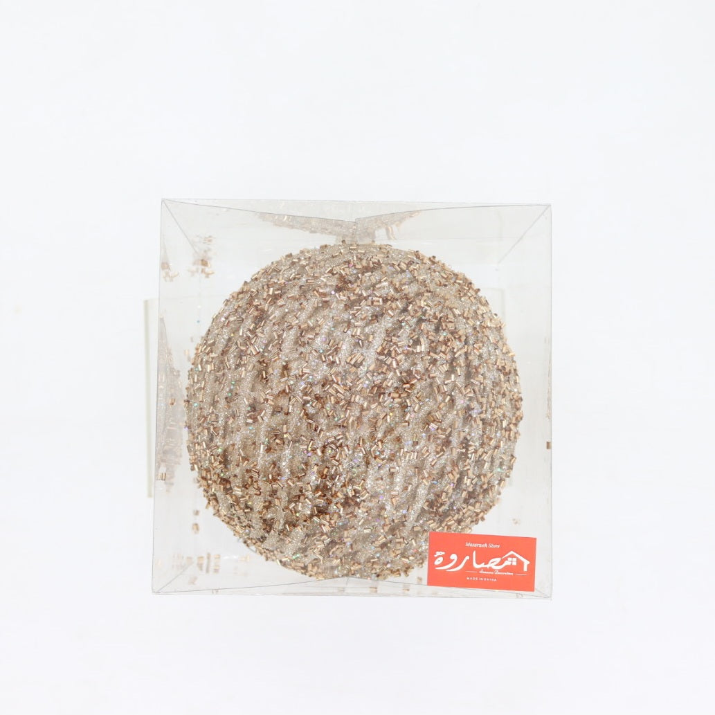 15CM Champagne Ball Ornament