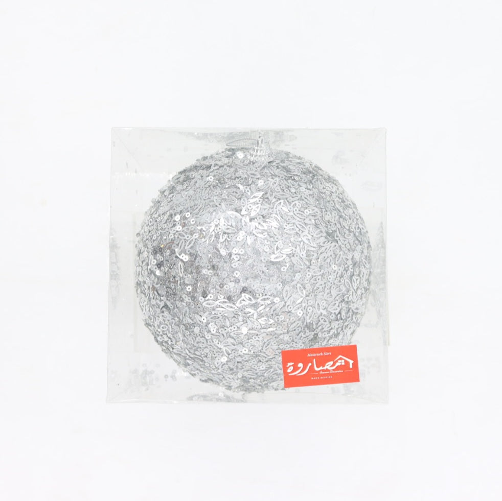 15CM Silver Ball Ornament