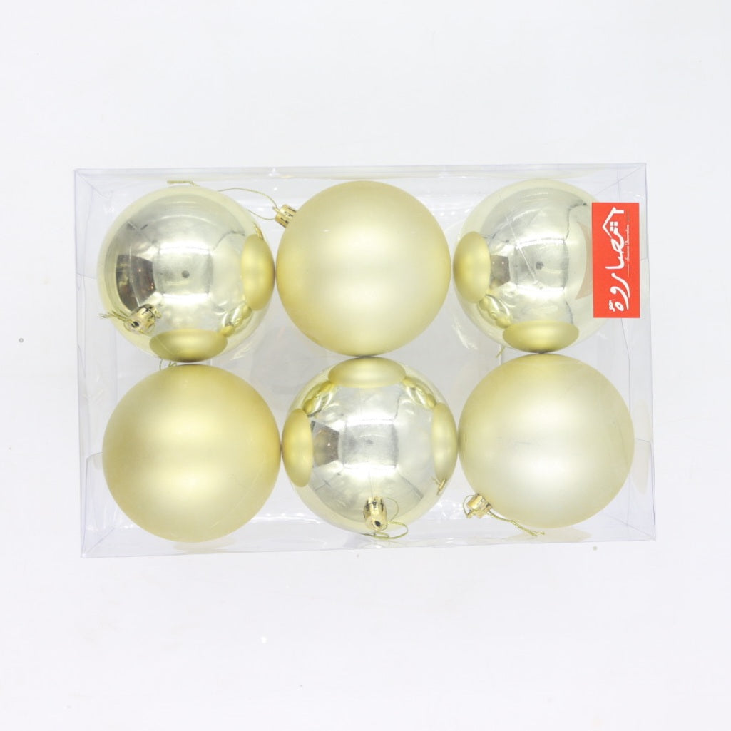 10CM Gold Plastic Balls