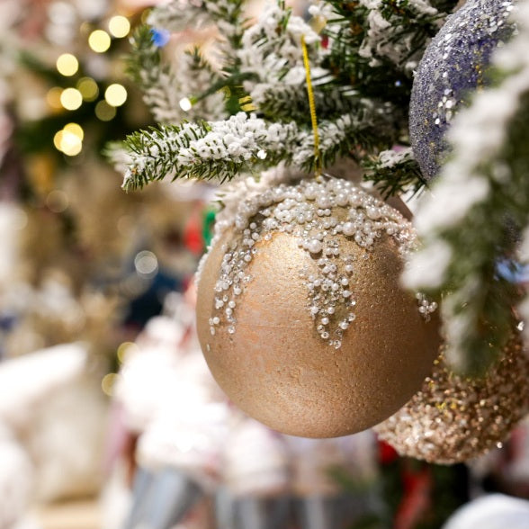 12CM Champagne Ball Beads on Top