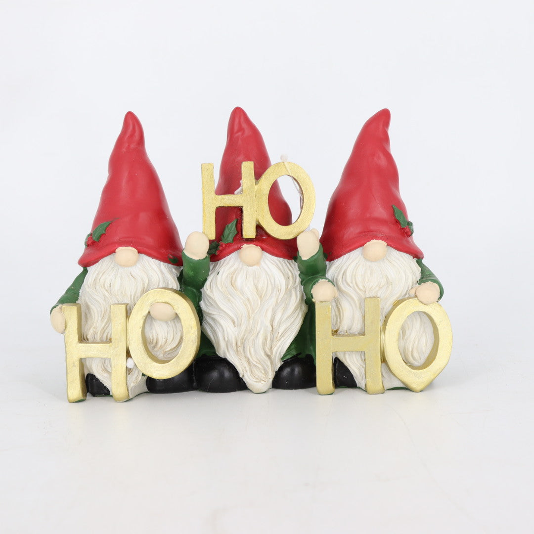 Gnomes HO HO HO Figurine
