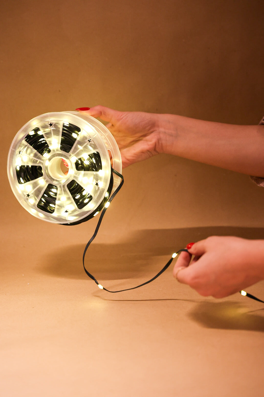 50M 400LEDs Christmas String Lights, Waterproof Leather Wire Light String