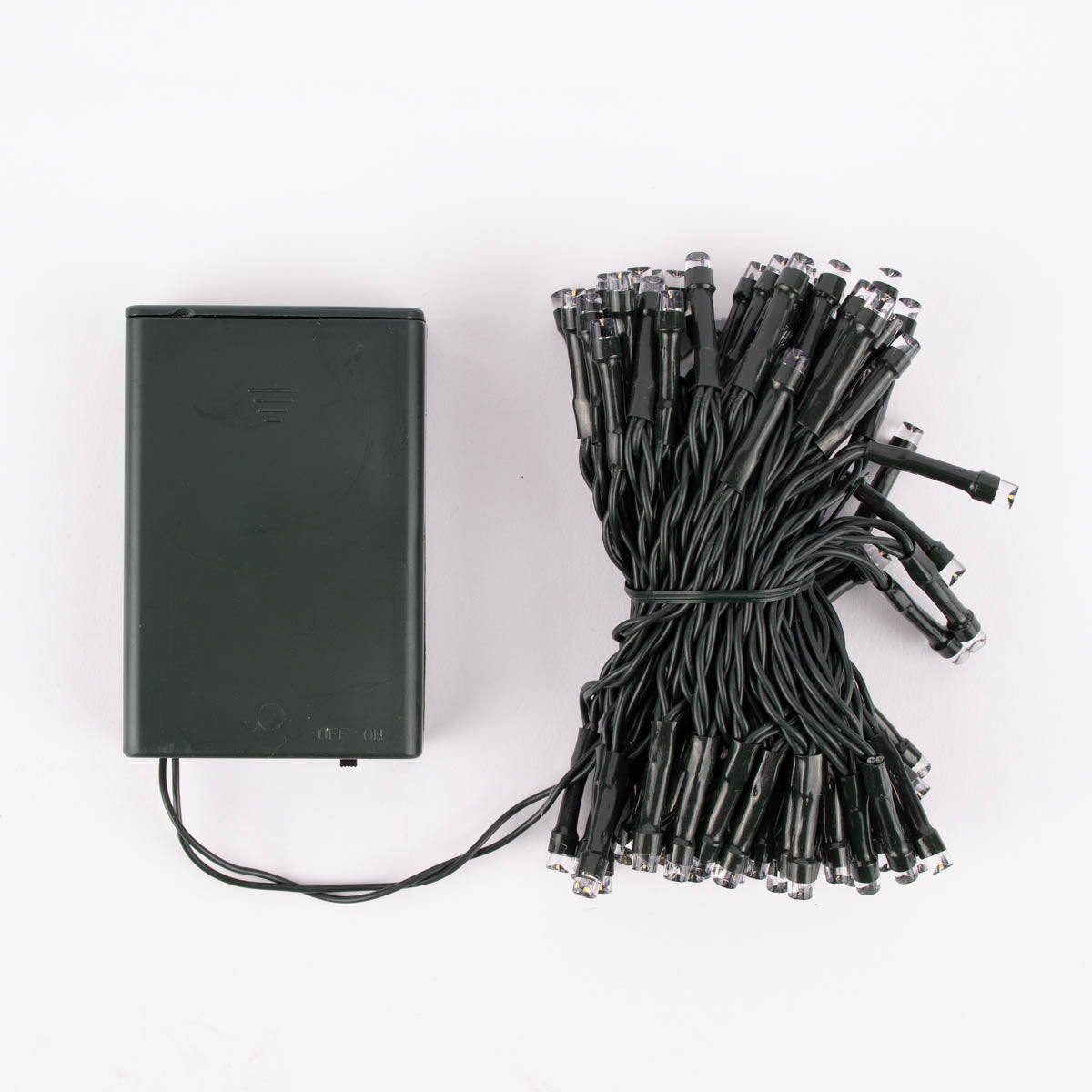 100LED Battery Warm White Lights AA