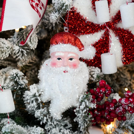 Santa Head Orna