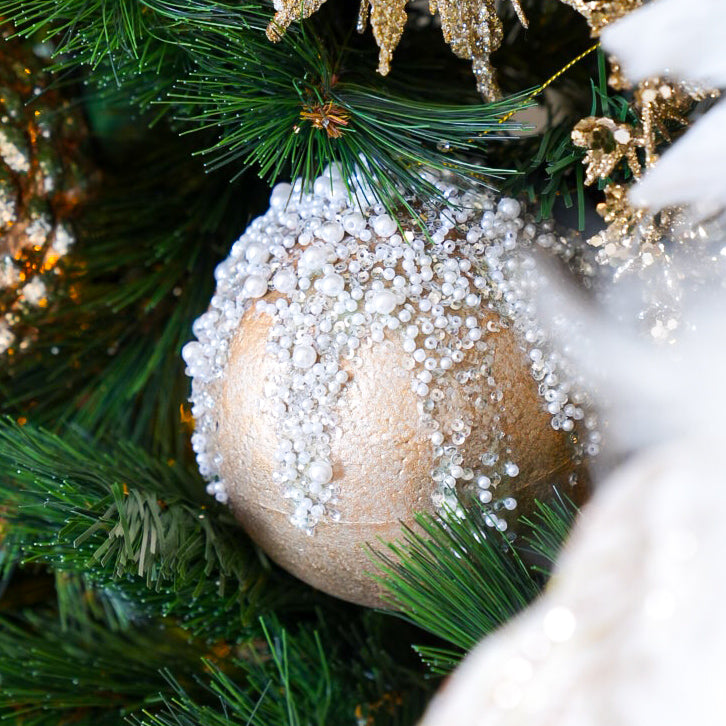 12CM Champagne Ball Beads on Top