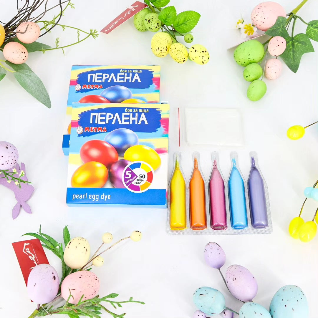 Easter Egg Dyes Coloring 5 Colors