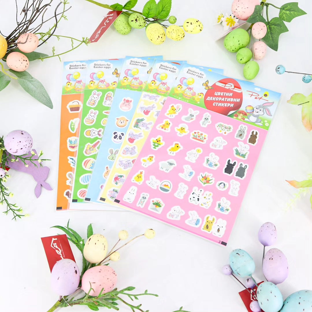 Easter Stickers Sheet