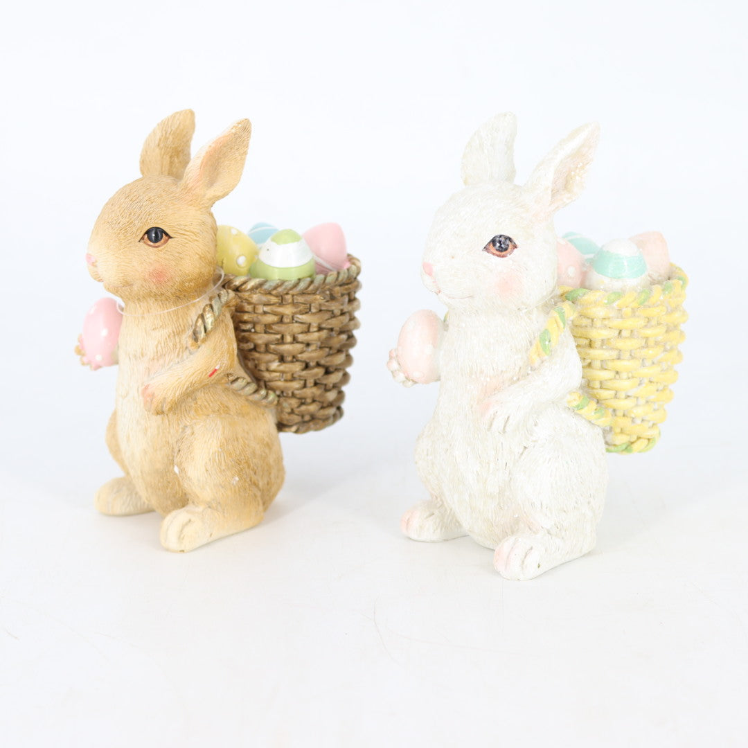 Mini Easter Rabbit Carrying a Basket