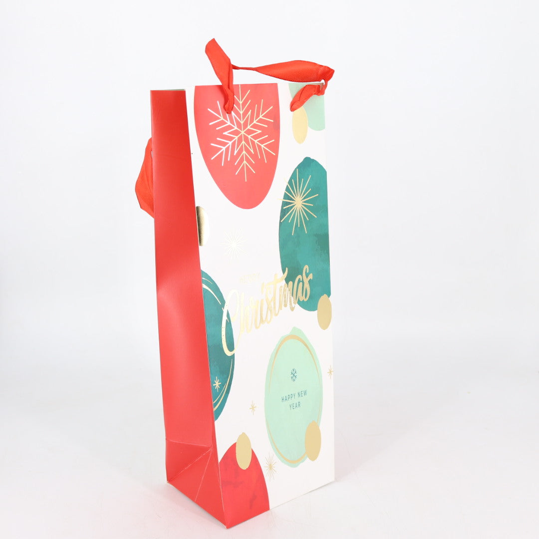 Christmas Bottle Paper Bag