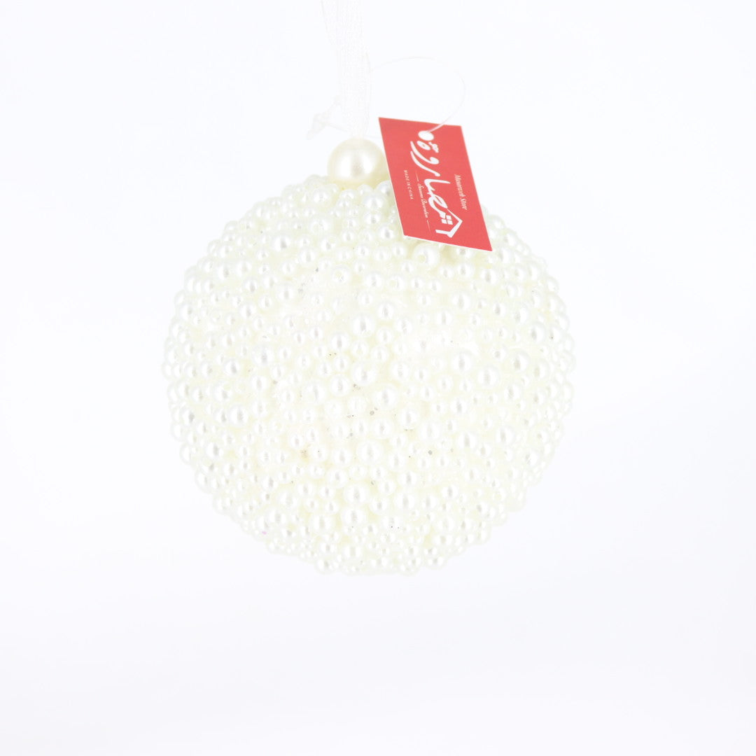 10CM Ball White Pearls