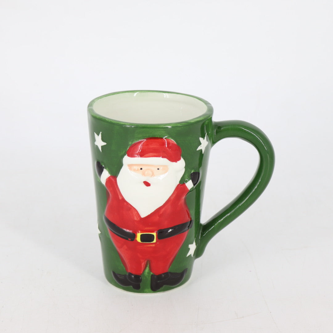 Green Santa Mug